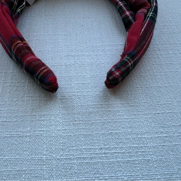 J.Crew Red Plaid Headband - Picture 3 of 6